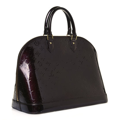 Louis Vuitton Vernis Alma GM Amarante 3 of 21