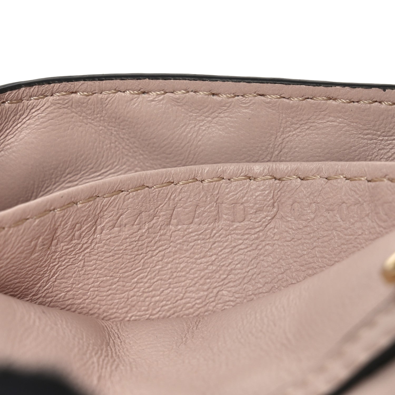 Fendi Nappa Matisse FF Embossed Nano Baguette Charm Rosa Quarzo 13 of 16