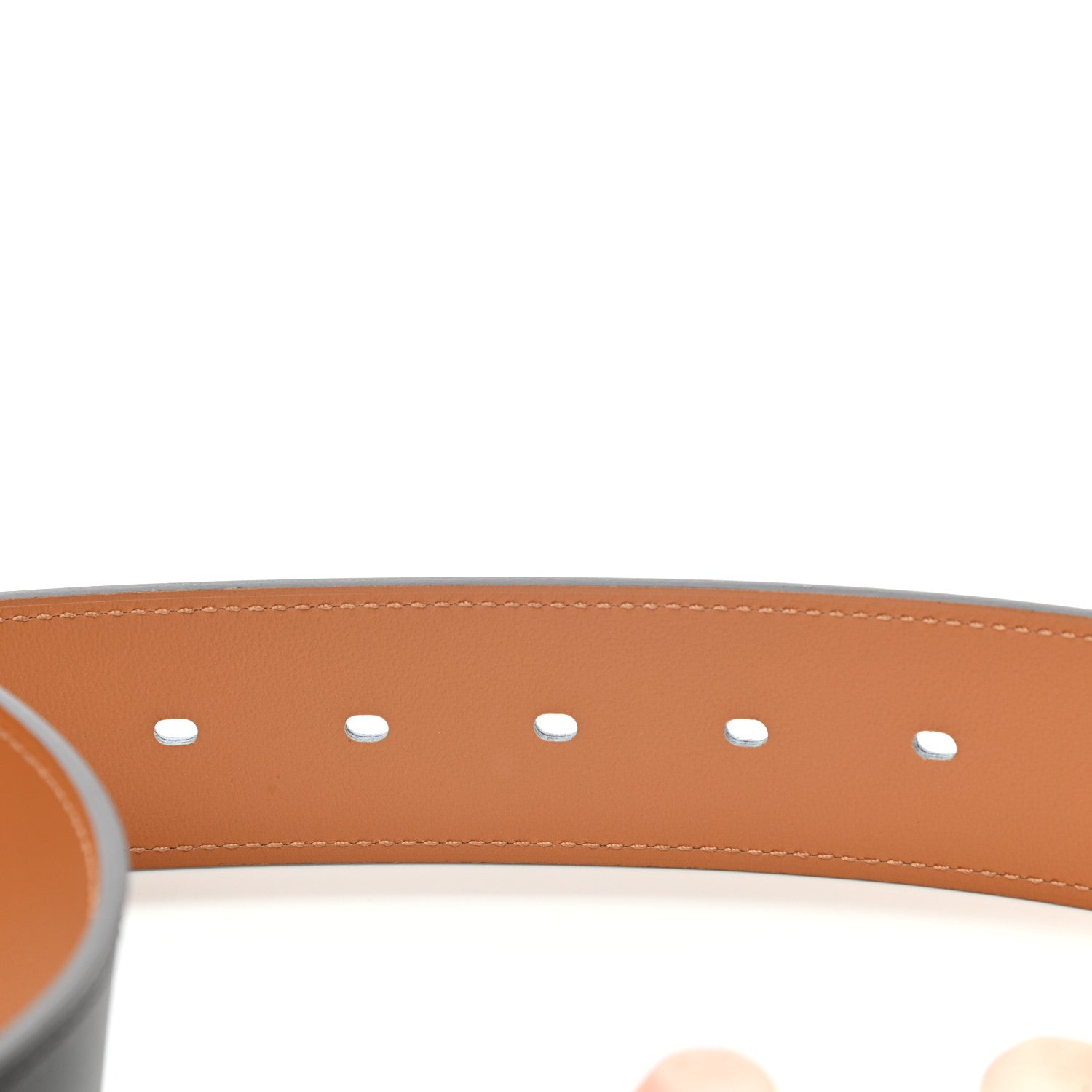 Hermes Sombrero 40mm Partner Belt 85 Black Rouge H 4 of 7