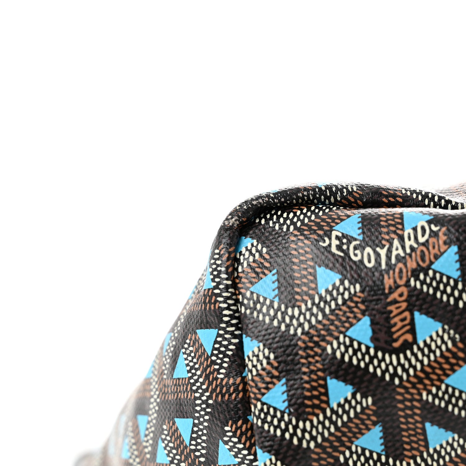 Goyard Goyardine Saint Louis Claire Voie PM Black Blue 12 of 13