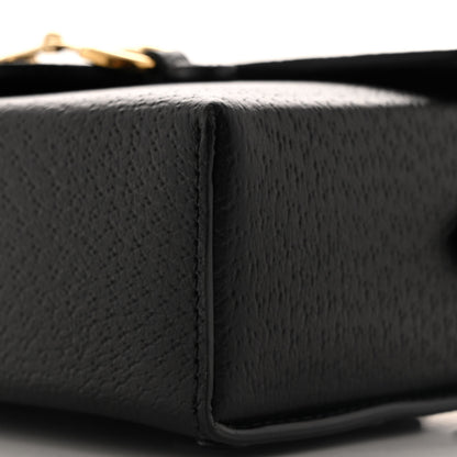 Gucci Calfskin Horsebit 1955 Shoulder Bag Black 10 of 11