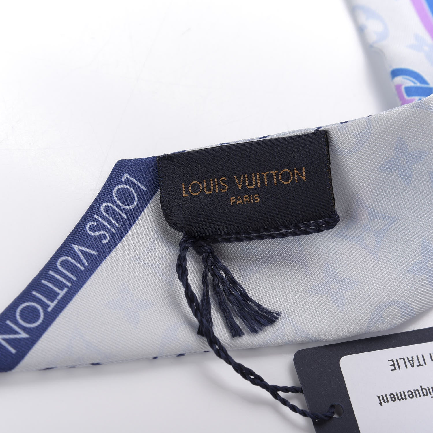 Louis Vuitton Silk Monogram Rising Confidential BB Bandeau Denim 3 of 4