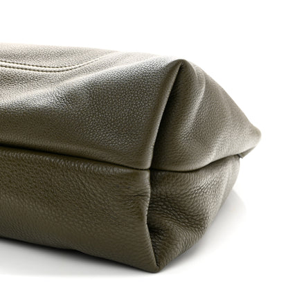 Gucci Grained Calfskin Softbit Maxi Shoulder Bag Forest Green 10 of 10