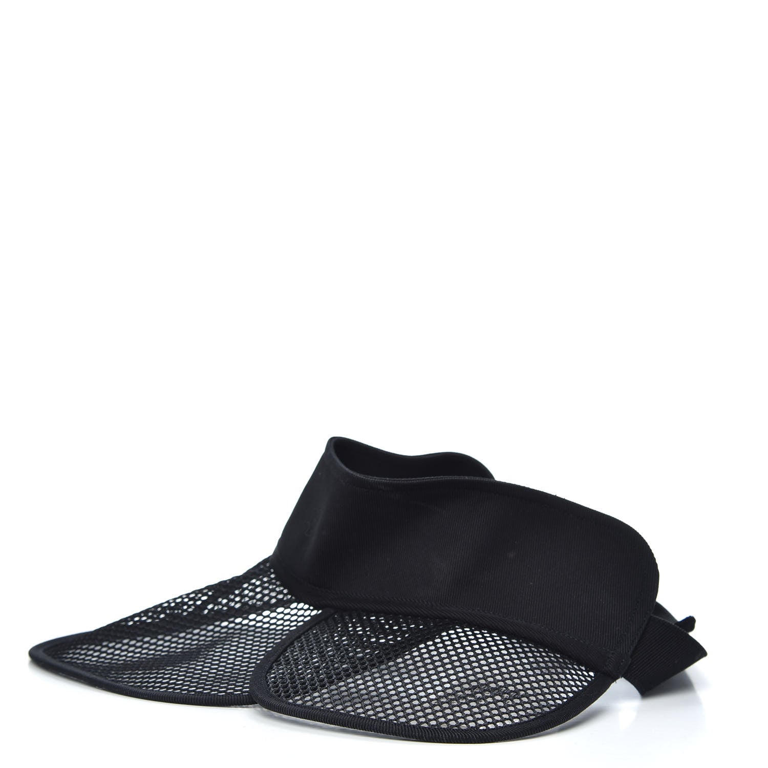 Christian Dior Fabric Mesh Waikiki D-Fence Visor Black 2 of 4