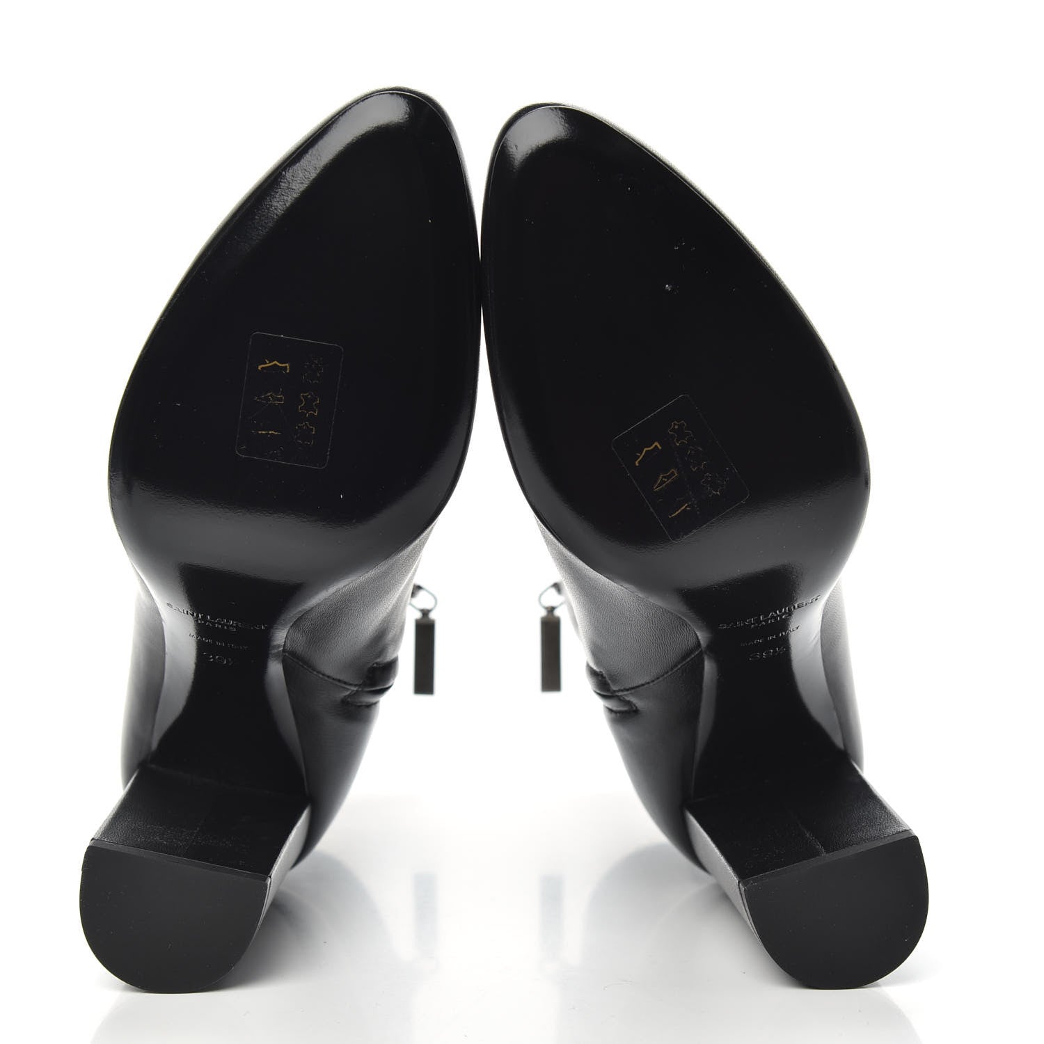 Saint Laurent Nappa Vendome Loulou Ankle Zip Boot 39.5 Black 5 of 10