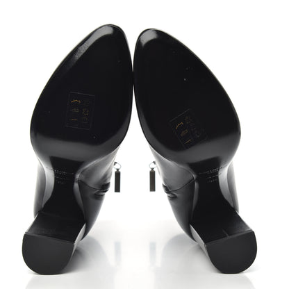 Saint Laurent Nappa Vendome Loulou Ankle Zip Boot 39.5 Black 5 of 10