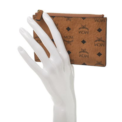 MCM Visetos Key Pouch Cognac 2 of 6
