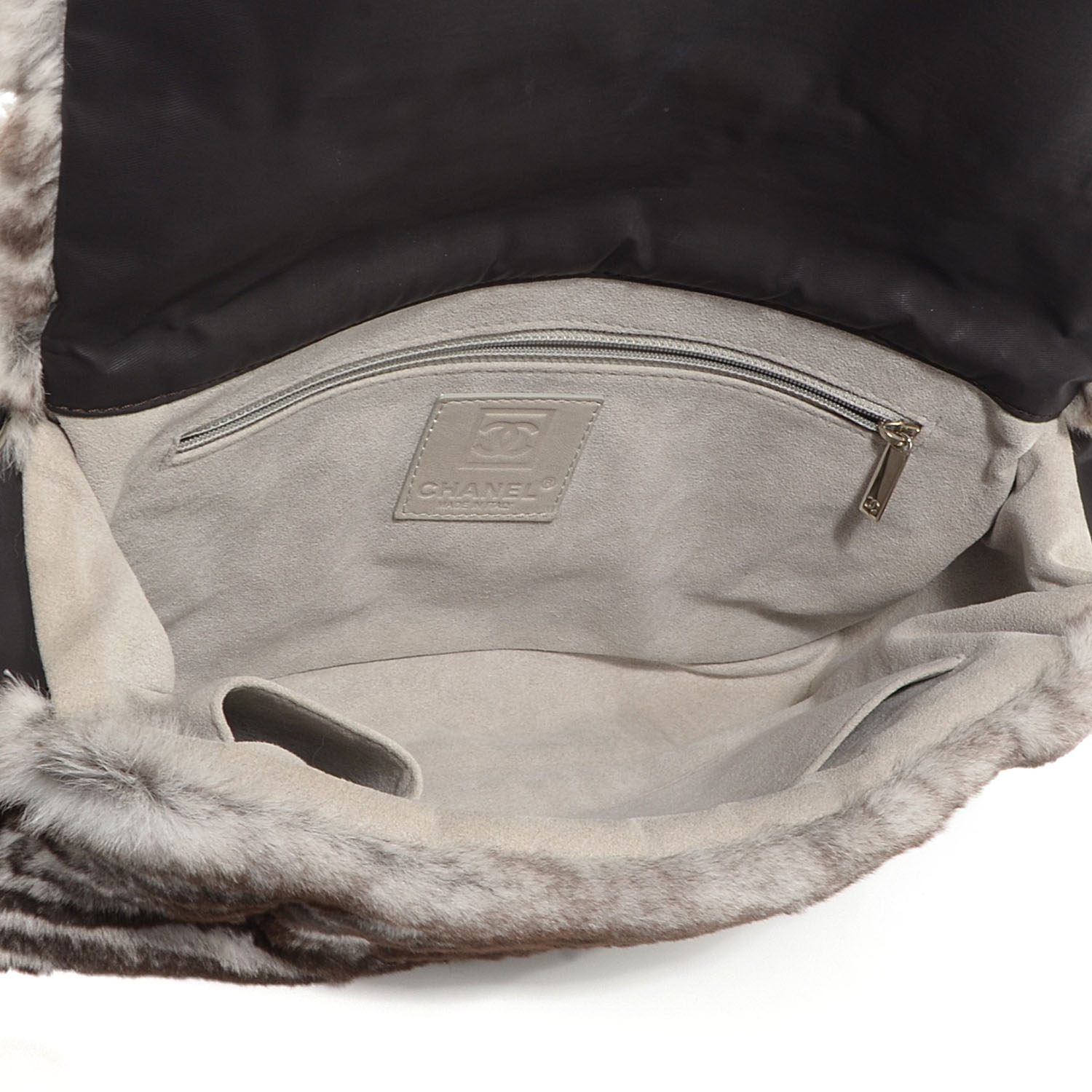 Chanel Chinchilla Fur Jumbo Flap Bag 6 of 9