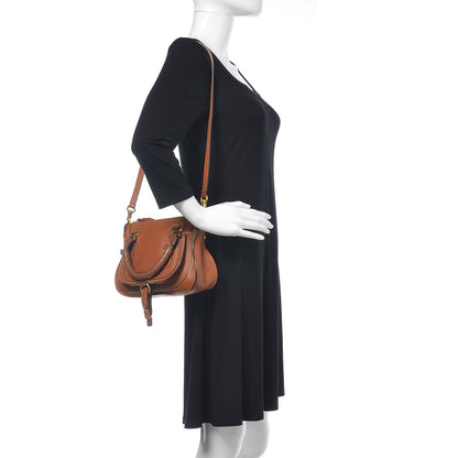 Chloe Calfskin Mini Marcie Satchel Muted Brown 2 of 12