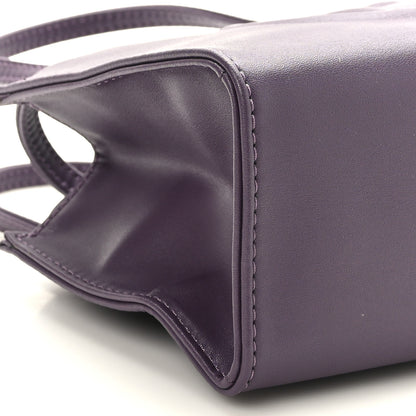 Telfar Vegan Leather Small Shopping Bag Eggplant 7 of 8