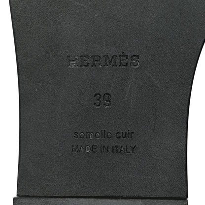 Hermes Denim Oran Sandals 39 Bleu Brut 8 of 9