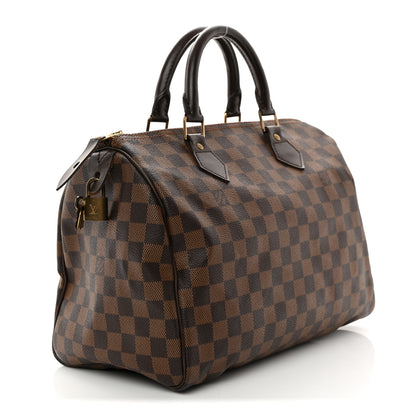 Louis Vuitton Damier Ebene Speedy 30 3 of 12