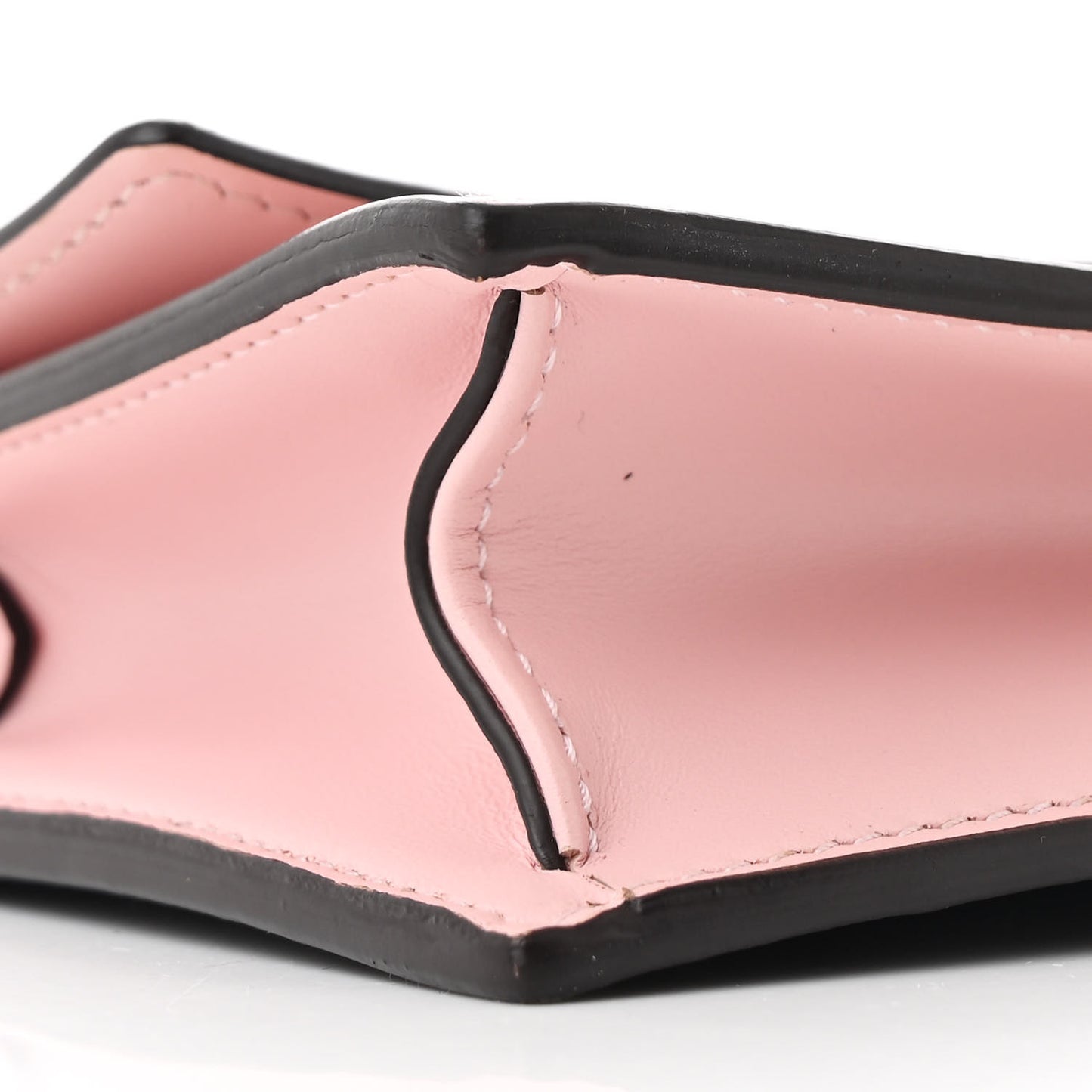 Monogram Flore Chain Wallet Rose Ballerine