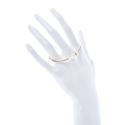 Tiffany 18K Rose Gold Narrow T Wire Bracelet 2 of 5