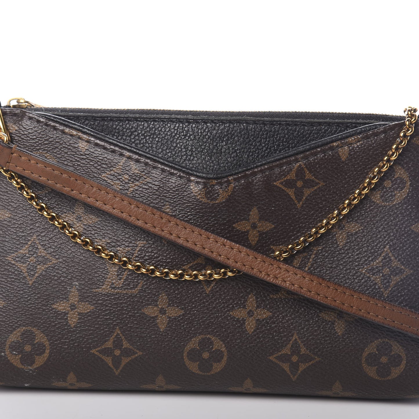 Monogram Pallas Clutch Black