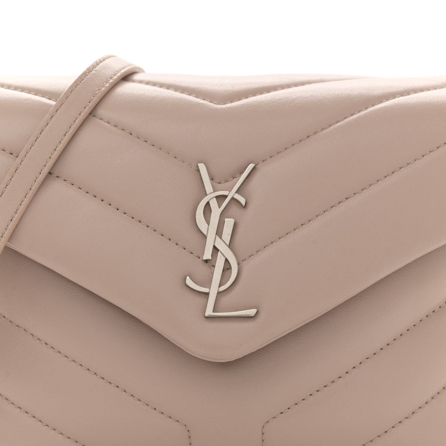 Calfskin Y Quilted Monogram Toy Loulou Crossbody Bag Light Natural