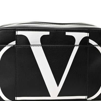 Valentino Garavani Calfskin Mens VLogo Belt Bag Black White 7 of 9