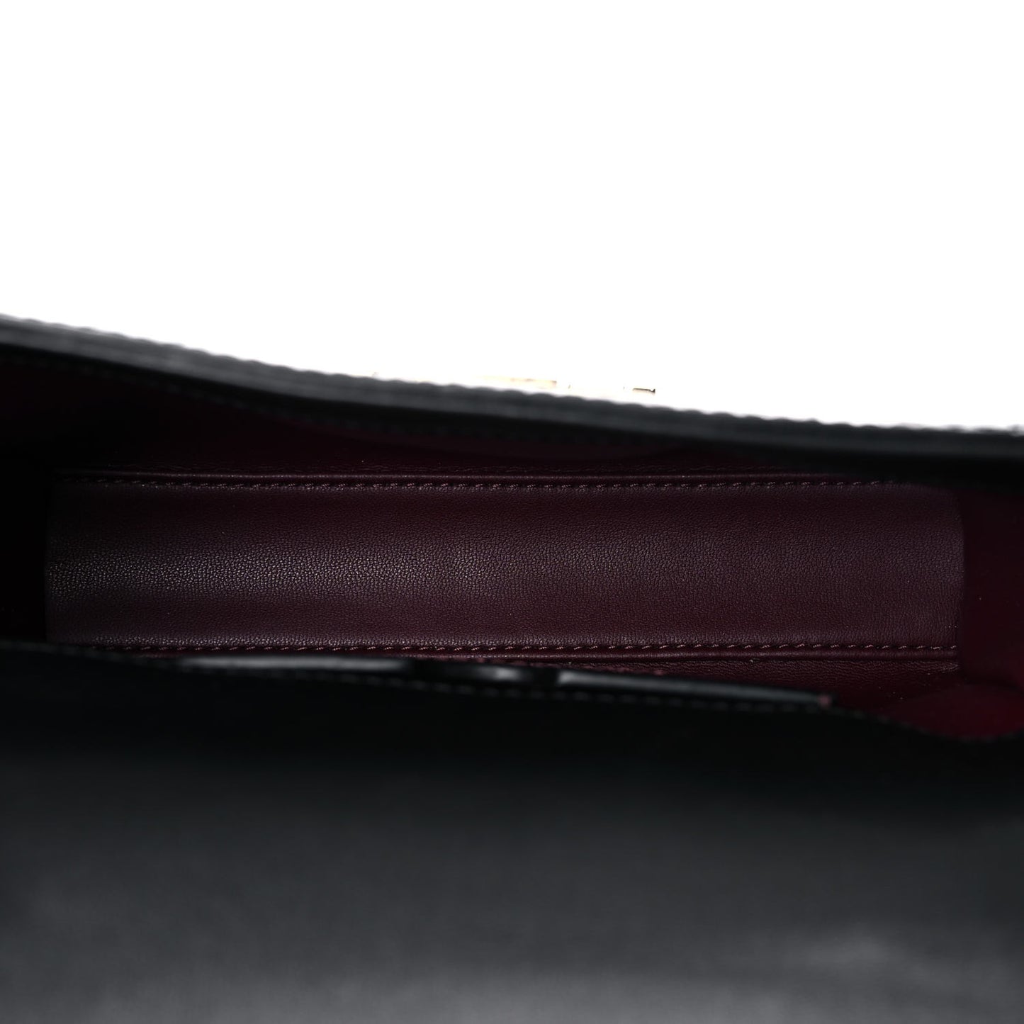 Calfskin Crocodile Embossed Eden Mini Top Handle Black