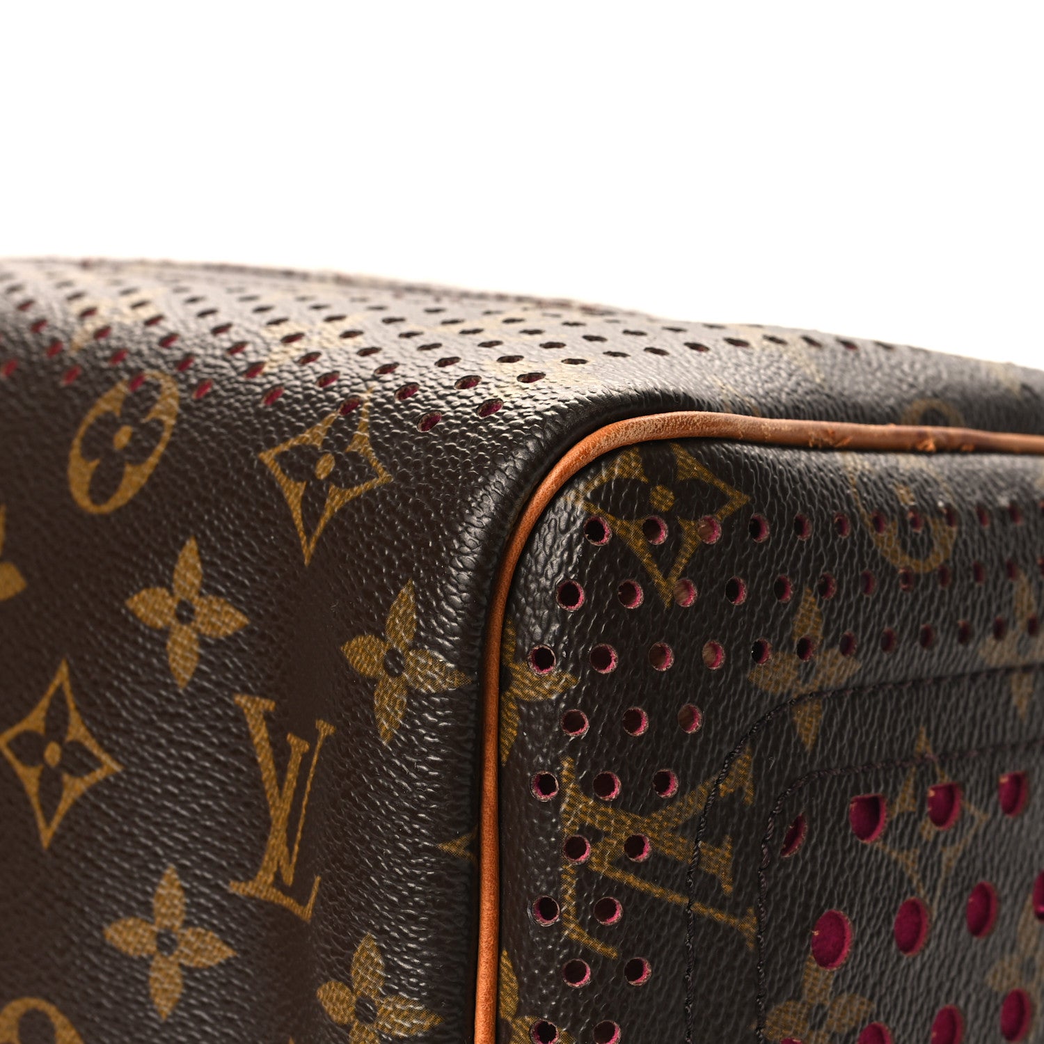 Louis Vuitton Monogram Perforated Speedy 30 Fuchsia 9 of 14
