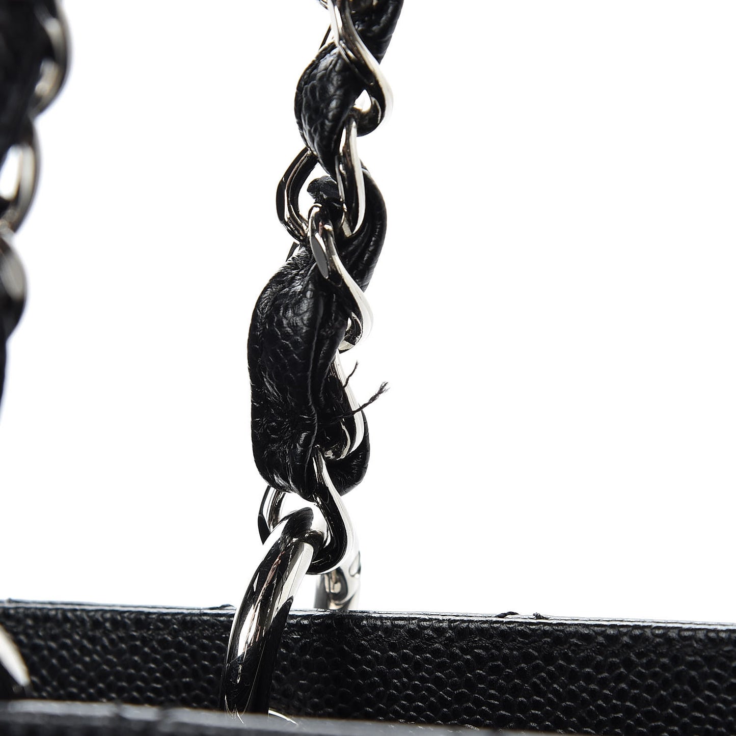 Caviar Quilted XL Grand Shopping Tote GST Black