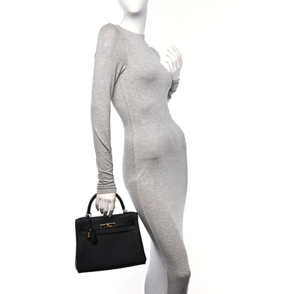 Hermes Togo Kelly Retourne 28 Black 2 of 11