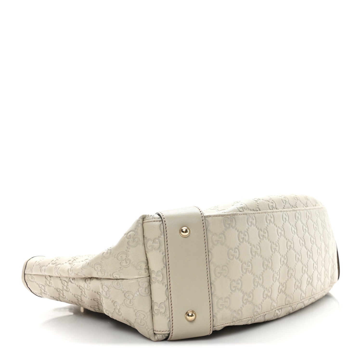 Gucci Guccissima Medium Pelham Shoulder Bag Off White 4 of 11
