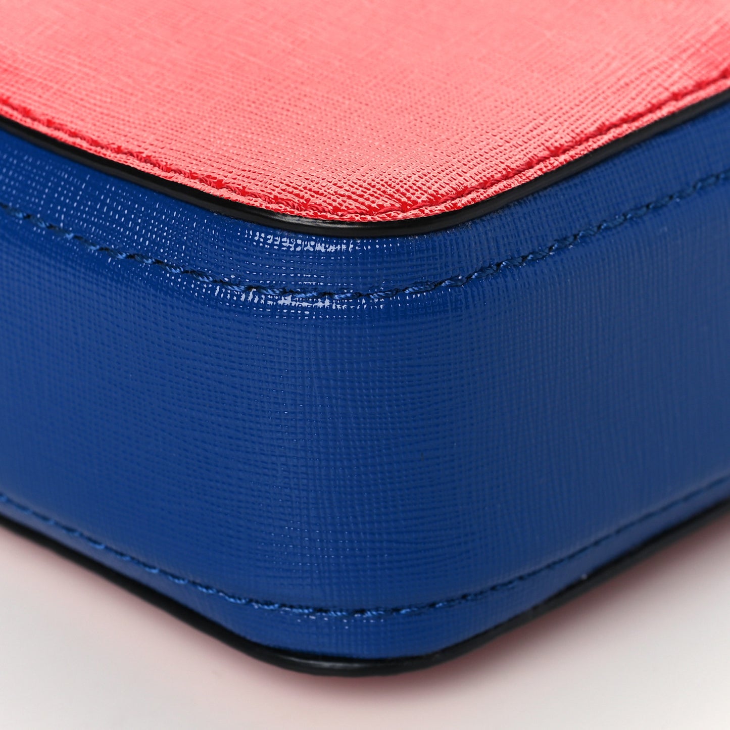 Calfskin Snapshot Double Zip Small Camera Bag Multi