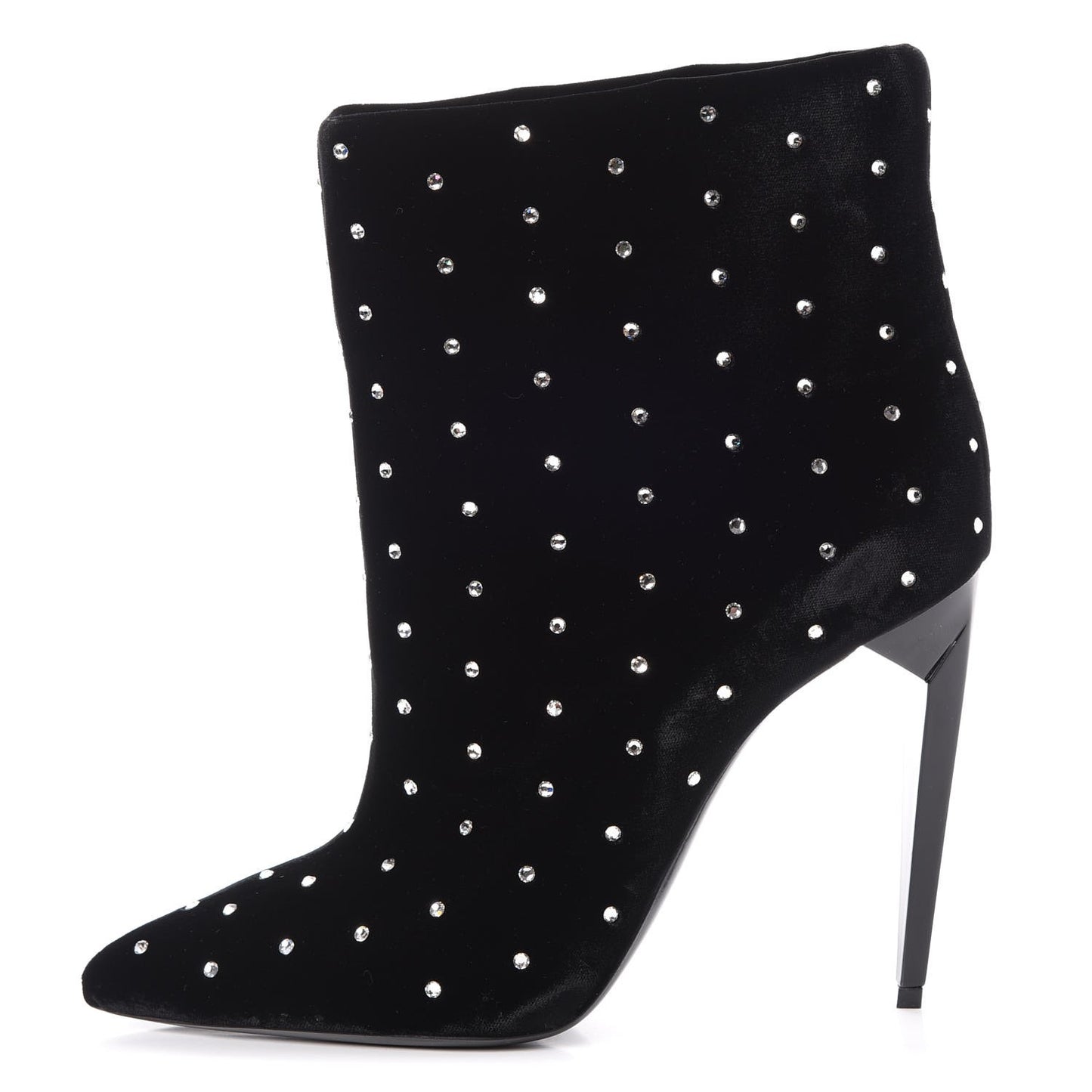 Velluto Master Crystal Freja Ankle Booties 40 Black