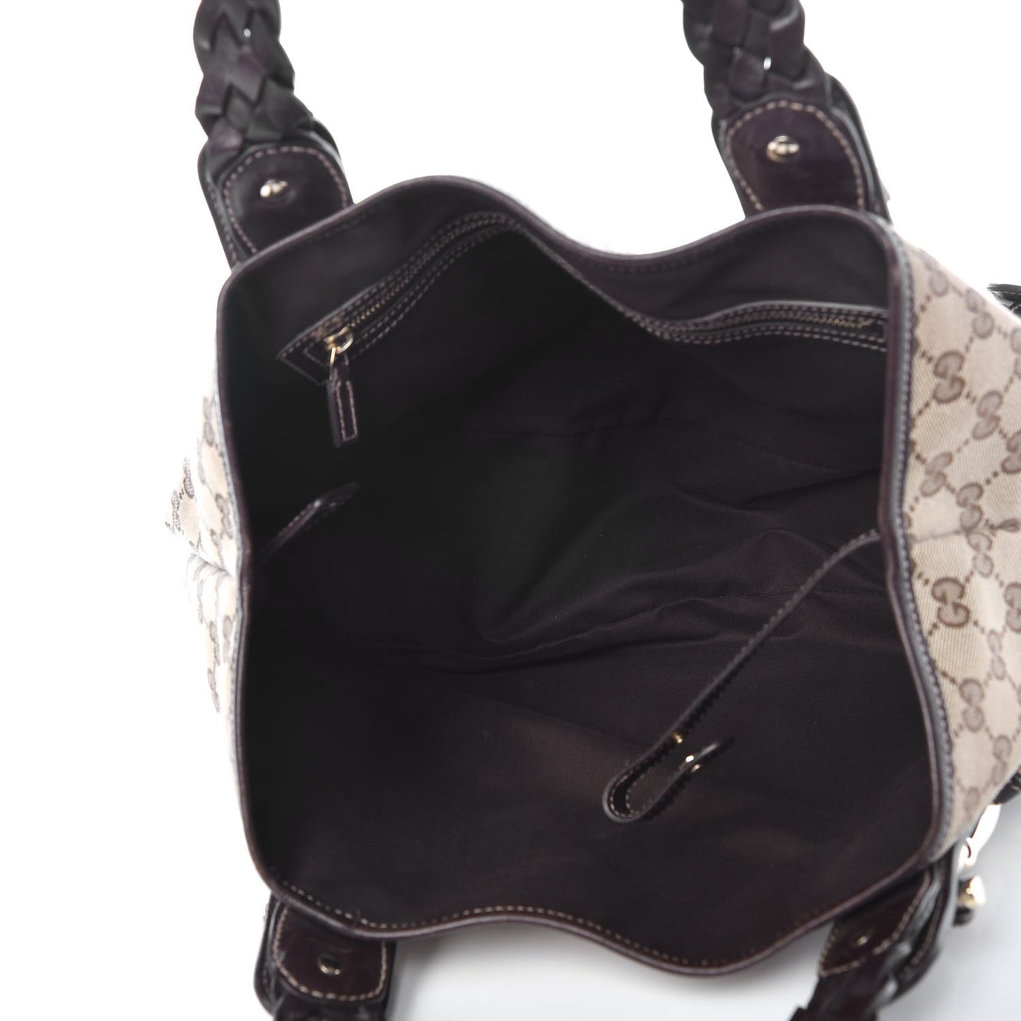 Monogram Small Pelham Shoulder Bag Dark Brown