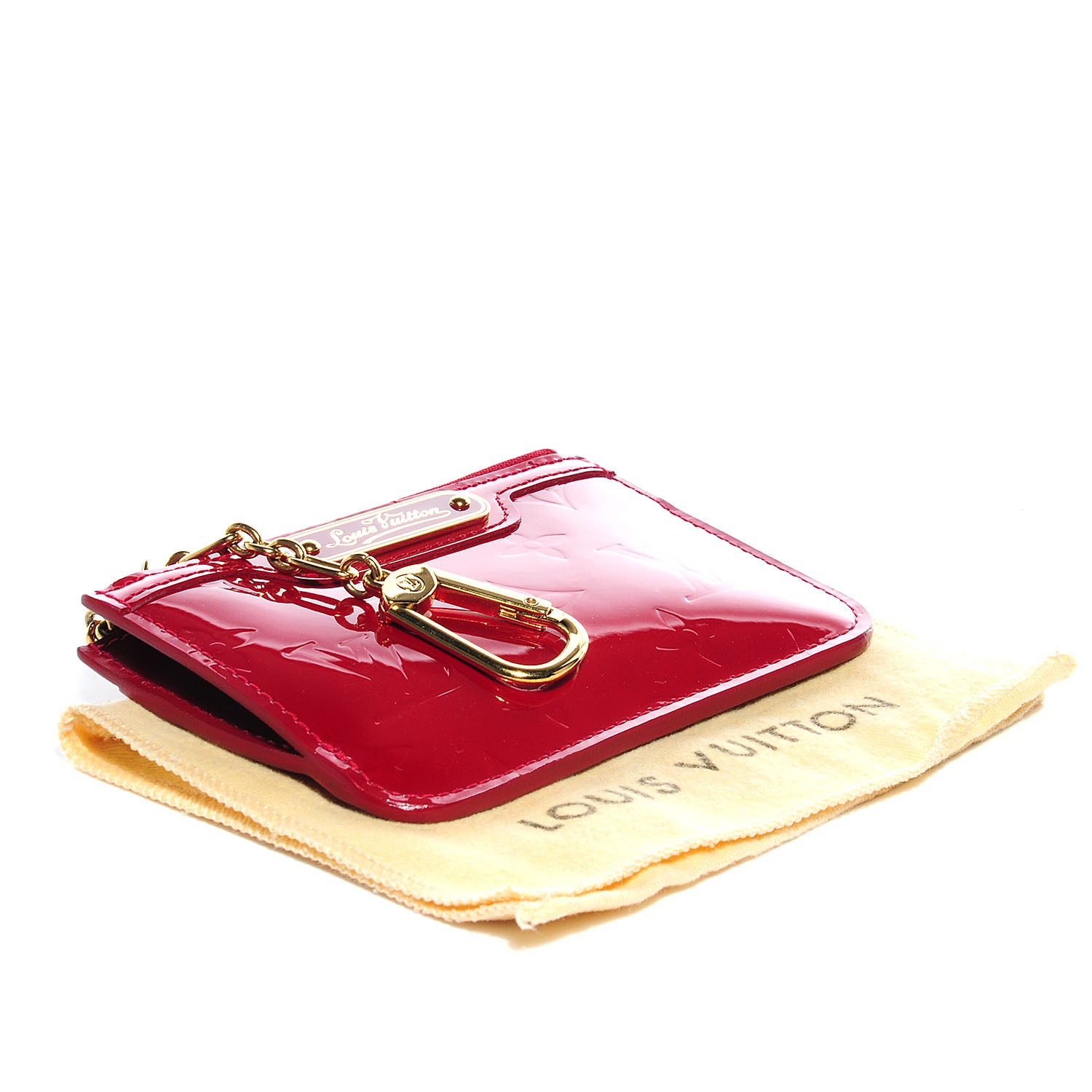 Louis Vuitton Vernis Key Pouch Pomme D'Amour 4 of 7