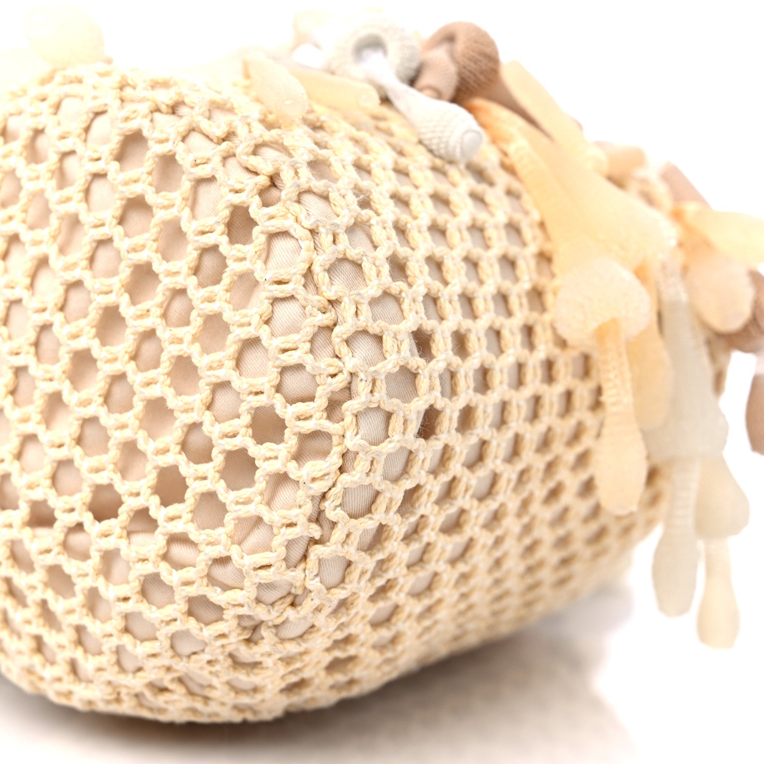 Chanel Crochet Seashell Coral Bag Light Beige 10 of 11
