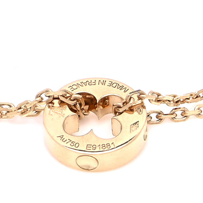 Louis Vuitton 18K Yellow Gold Empreinte Chain Bracelet 4 of 6