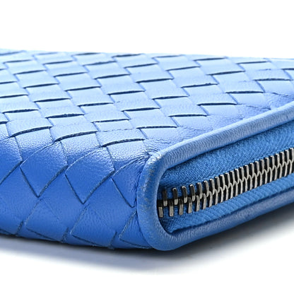 Bottega Veneta Nappa Intrecciato Zip Around Wallet Electrique 8 of 8