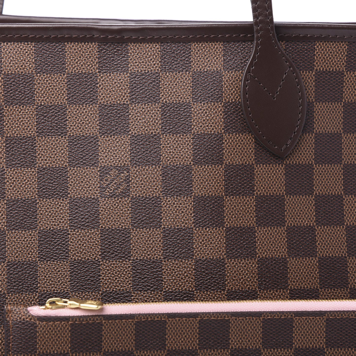 Damier Ebene Neo Neverfull MM Rose Ballerine