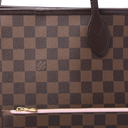 Louis Vuitton Damier Ebene Neo Neverfull MM Rose Ballerine 11 of 11