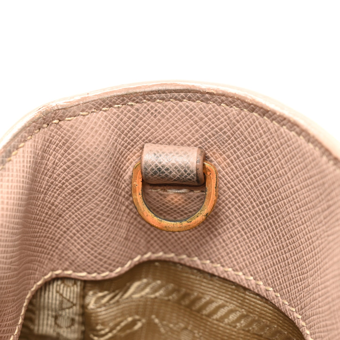 Saffiano Lux Small Tote Cammeo