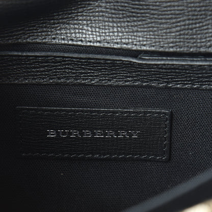 Burberry Derby Calfskin Vintage Check Small Macken Crossbody Bag Black 6 of 11