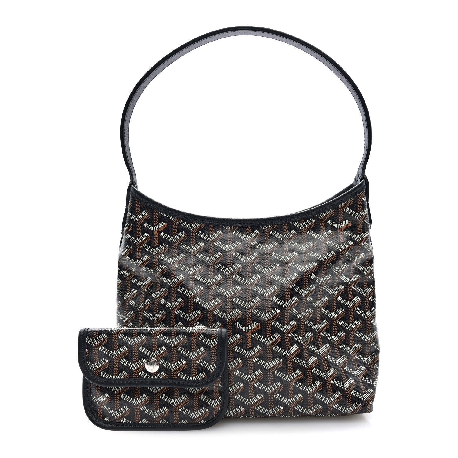 Goyard Goyardine Mini Boheme Hobo Black 2 of 9