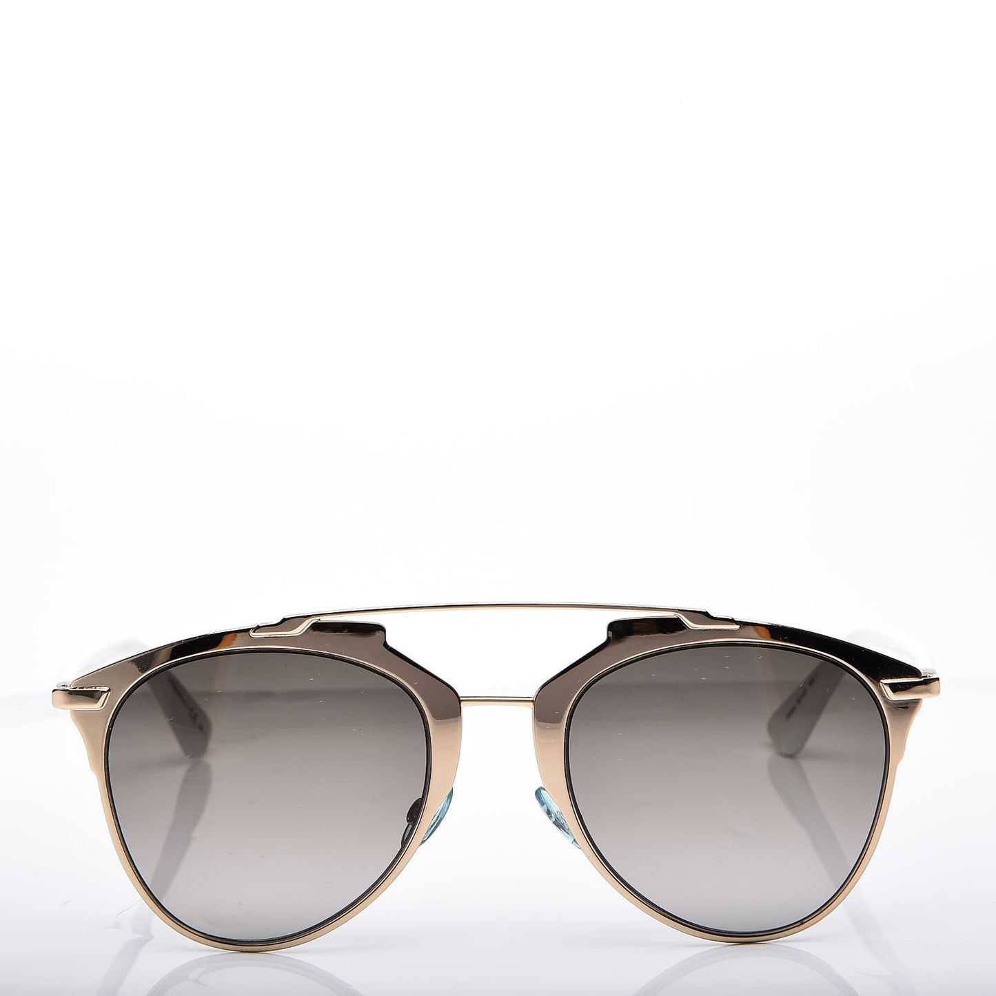 Reflected Sunglasses Rose Gold White