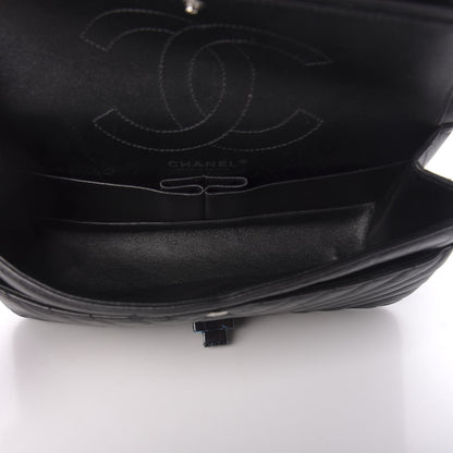 Chanel Aged Calfskin Chevron Quilted 2.55 Reissue 225 Flap So Black 6 of 12