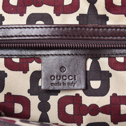 Gucci Guccissima Large Punch Tote Chocolate 5 of 17