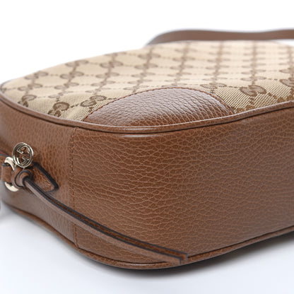 Gucci Monogram Mini Bree Messenger Bag Beige Tabacco 8 of 9