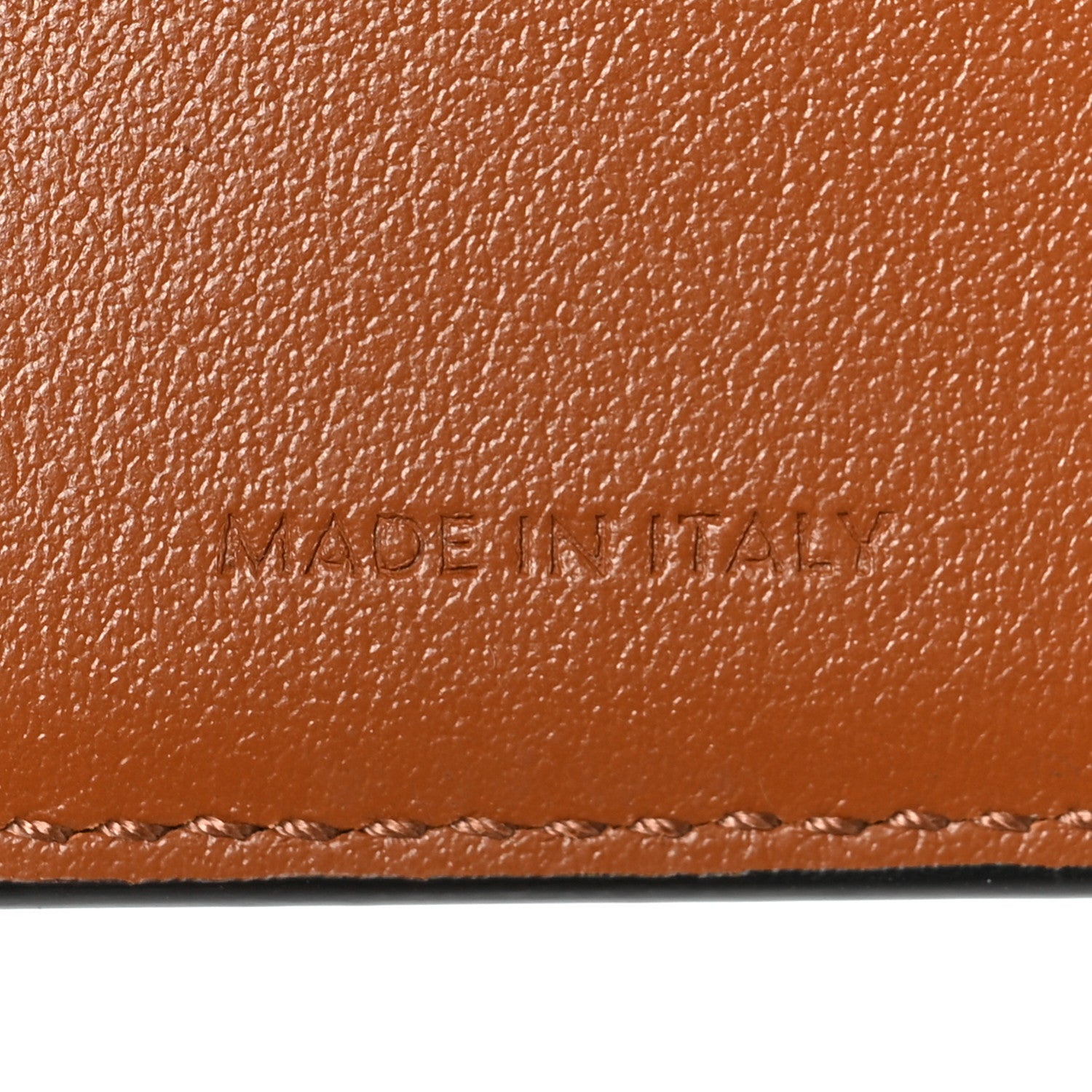 Celine Canvas Triomphe Compact Wallet Tan 8 of 8
