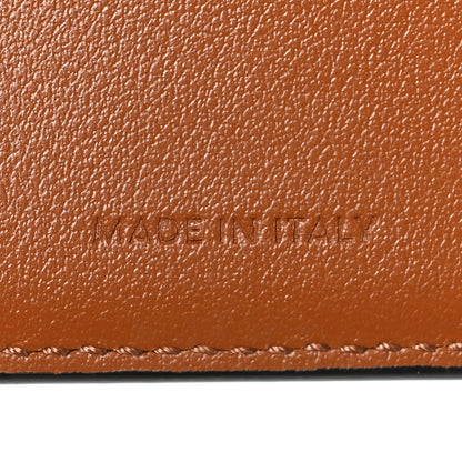 Celine Canvas Triomphe Compact Wallet Tan 8 of 8