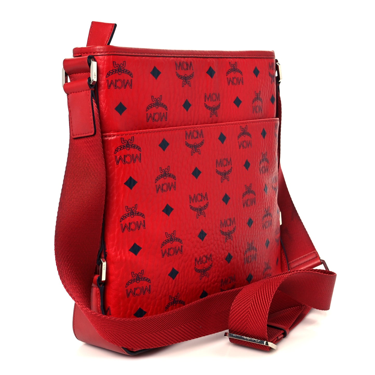 Visetos Crossbody Messenger Red