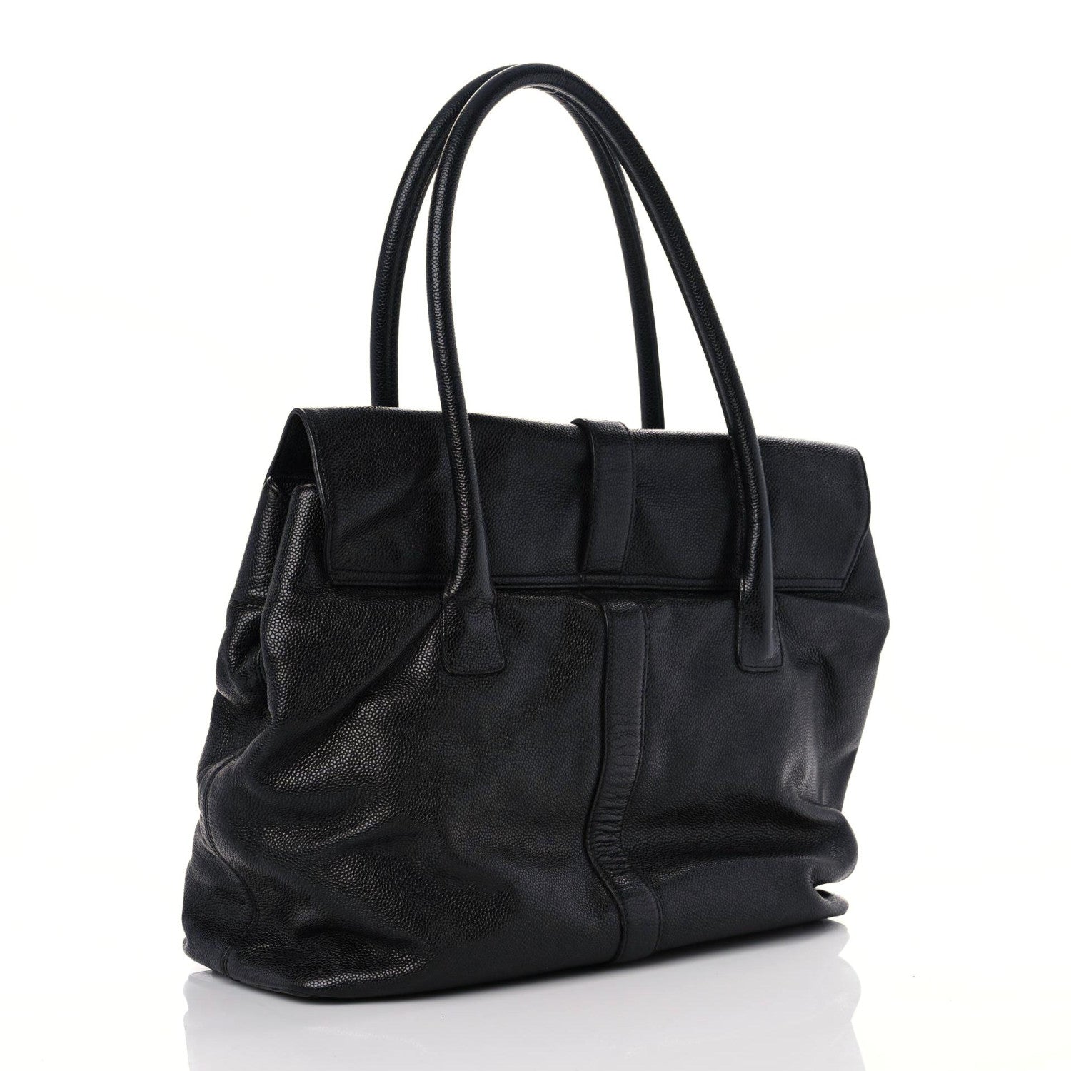 Chanel Caviar CC Tote Black 3 of 17