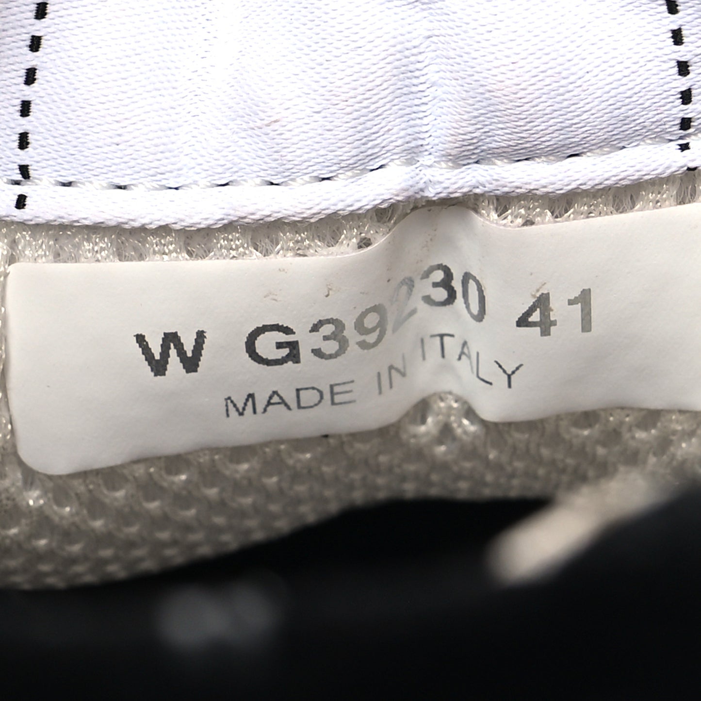 Nylon Suede Calfskin Printed CC Sneakers 41 White Black