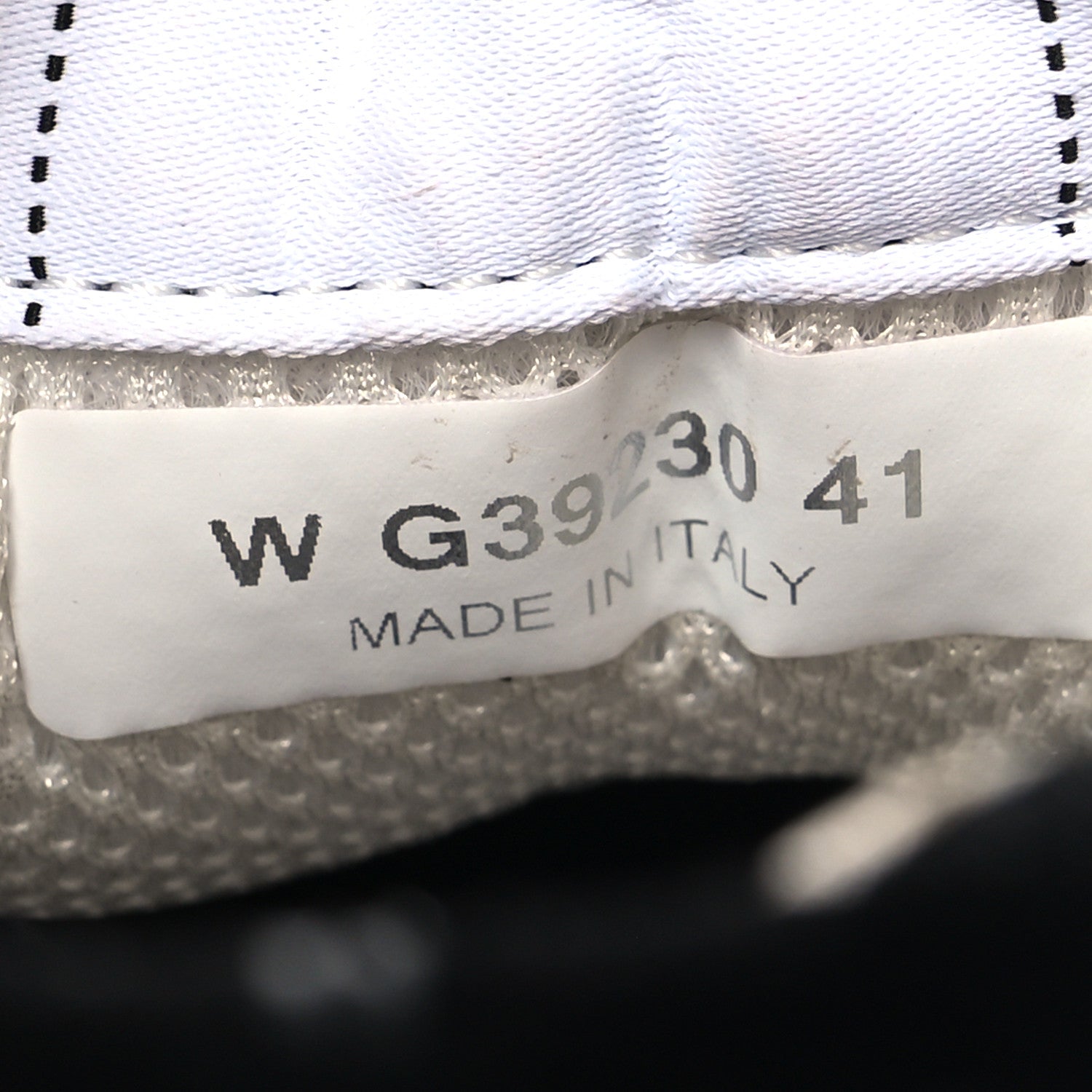 Chanel Nylon Suede Calfskin Printed CC Sneakers 41 White Black 6 of 8