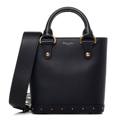 Christian Dior Smooth Calfskin Studded DiorAvenue Small Bag Navy 1 of 20