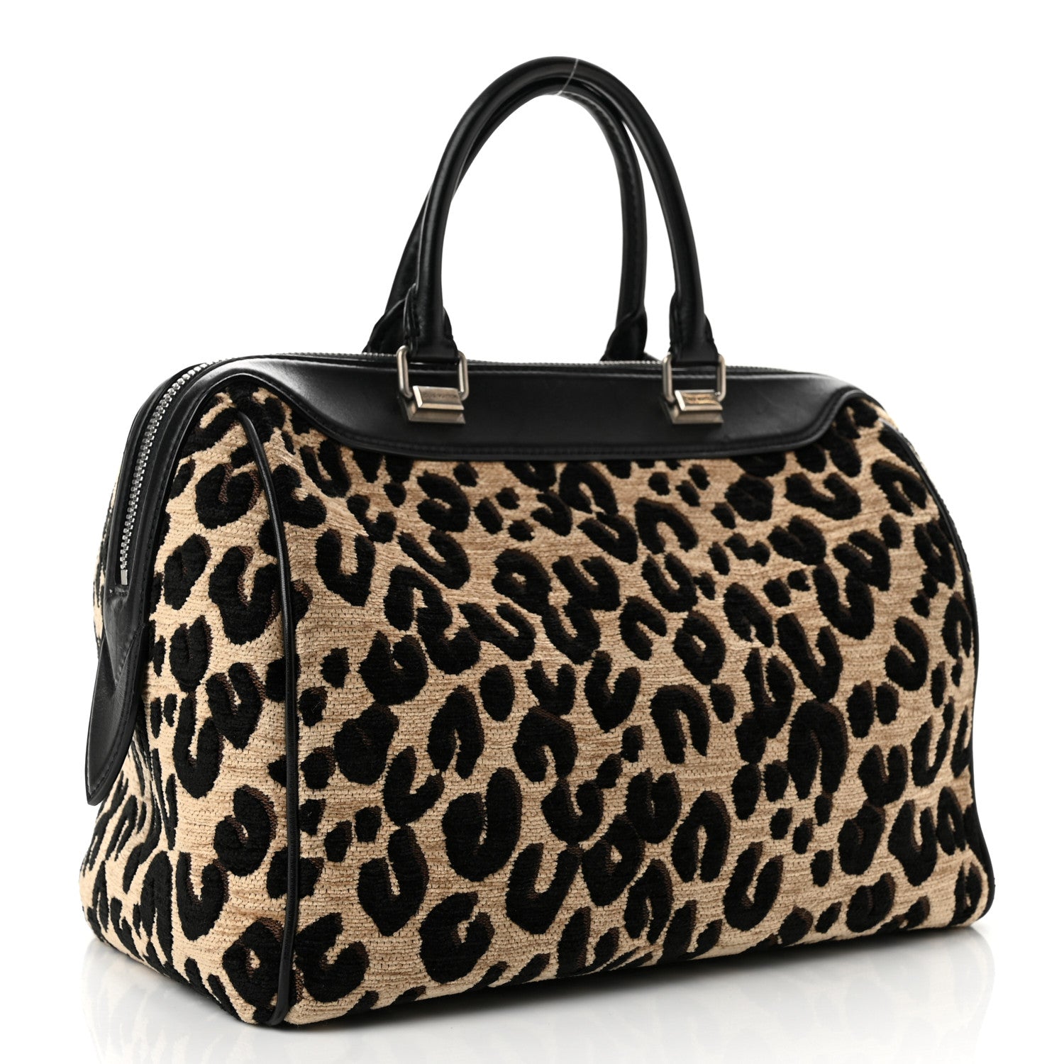 Louis Vuitton Jacquard Velvet Leopard Print Stephen Sprouse Speedy 3 of 12